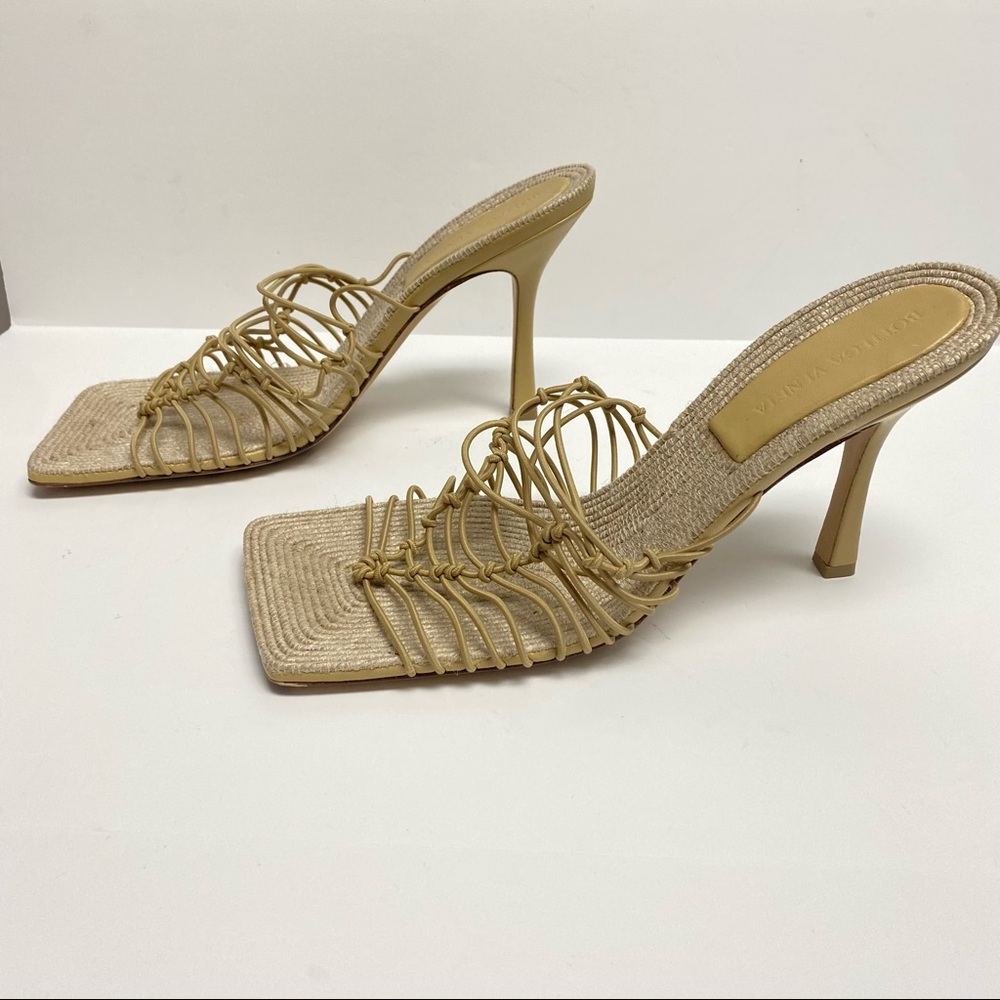 Bottega Veneta Cindy Knotted Strap Mules 41